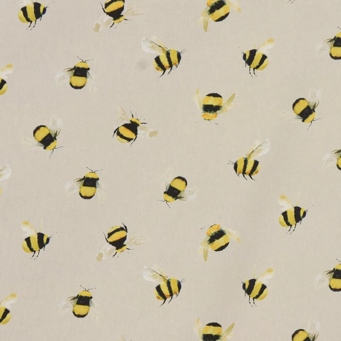 SCHÖNER LEBEN. Tischläufer STUDIO G Digitaldruck Bienen taupe gelb 40x160cm