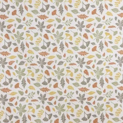 SCHÖNER LEBEN. Tischläufer STUDIO G Blätter weiß grün gelb brau 40x160cm