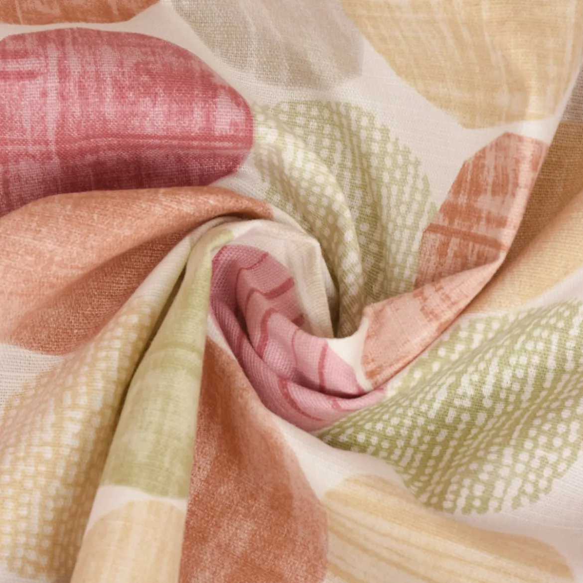 SCHÖNER LEBEN. Tischläufer STUDIO G Stones Steine Kreise weiß rot orange grün 40x160cm