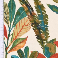 SCHÖNER LEBEN. Tischläufer Tonga Spice Exotik Blätter Pflanzen bunt 40x160cm