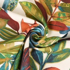 SCHÖNER LEBEN. Tischläufer Tonga Spice Exotik Blätter Pflanzen bunt 40x160cm