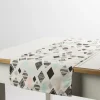 Schöner Leben Tischläufer Vierecke Ethno pastell Töne 40x160cm