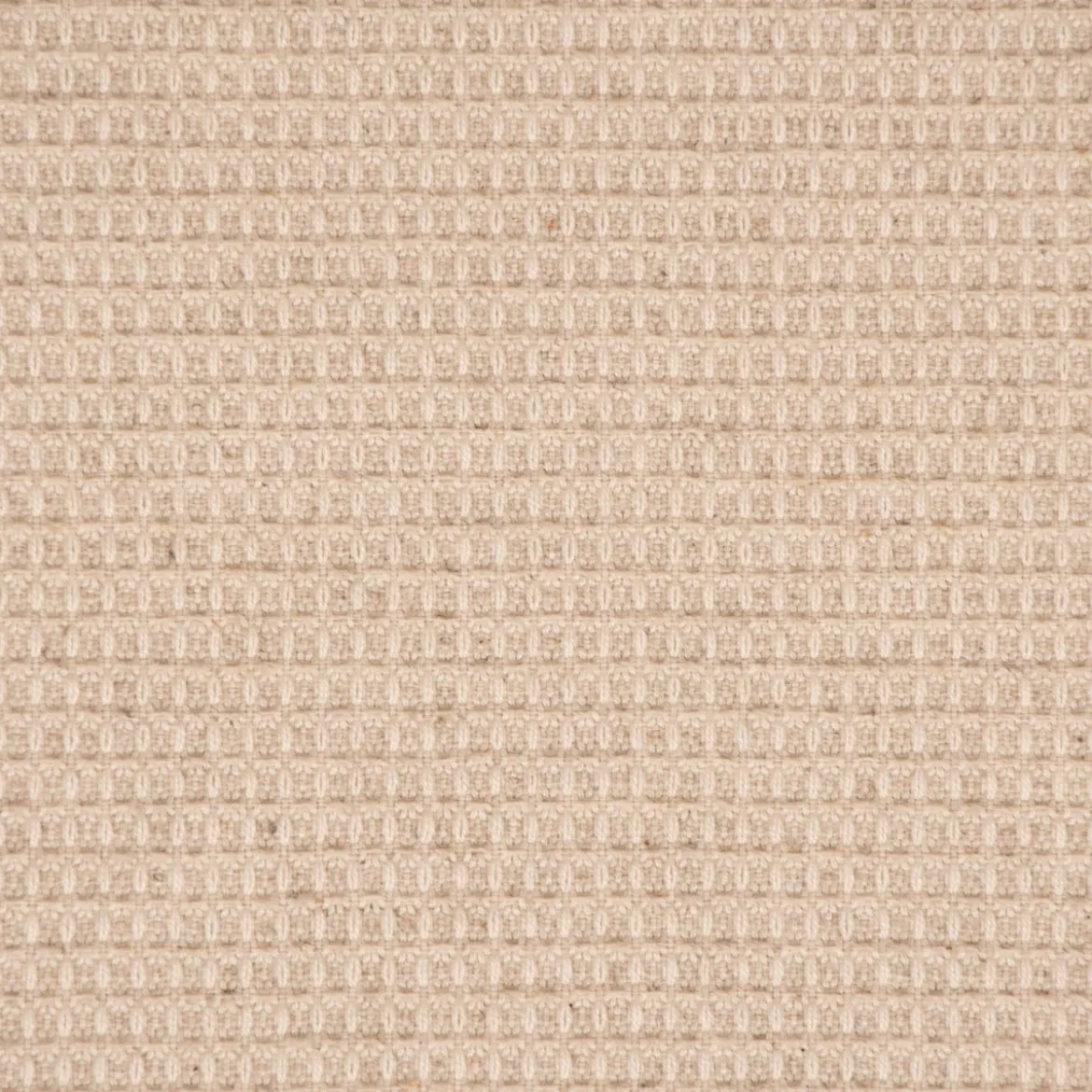 SCHÖNER LEBEN. Tischläufer Waffelrelief Kästchenstruktur uni natur 40x160cm