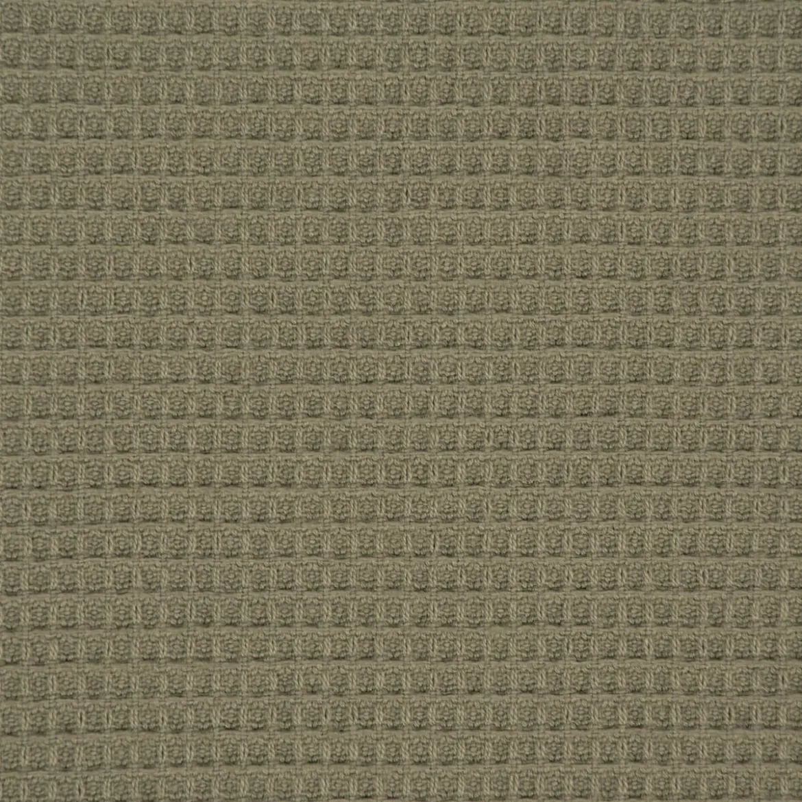SCHÖNER LEBEN. Tischläufer Waffelrelief Kästchenstruktur uni khaki-grün 40x160cm