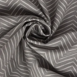SCHÖNER LEBEN. Tischläufer ZickZack smoke grau 40x160cm
