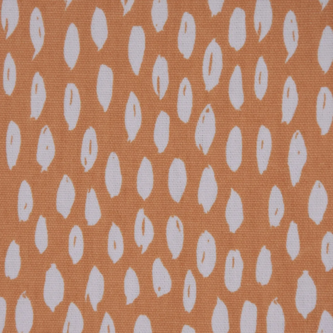 SCHÖNER LEBEN. Vorhang Bayside Tupfen Pinselstriche orange weiß 245cm oder Wunschlänge