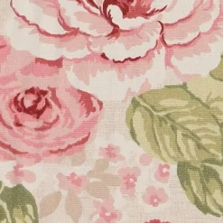 SCHÖNER LEBEN. Vorhang Clarke & Clarke STUDIO G Blumen Rosen beige grün rot 245cm oder Wunschlänge