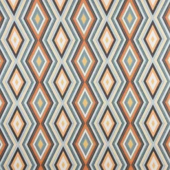 SCHÖNER LEBEN. Vorhang Clarke & Clarke STUDIO G geometrisch Ethno Raute creme bunt 245cm oder Wunschlänge