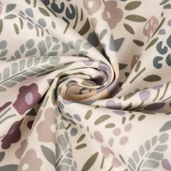 SCHÖNER LEBEN. Vorhang Digitaldruck Allover Blumenwiese cremeweiß lila 245cm oder Wunschlänge