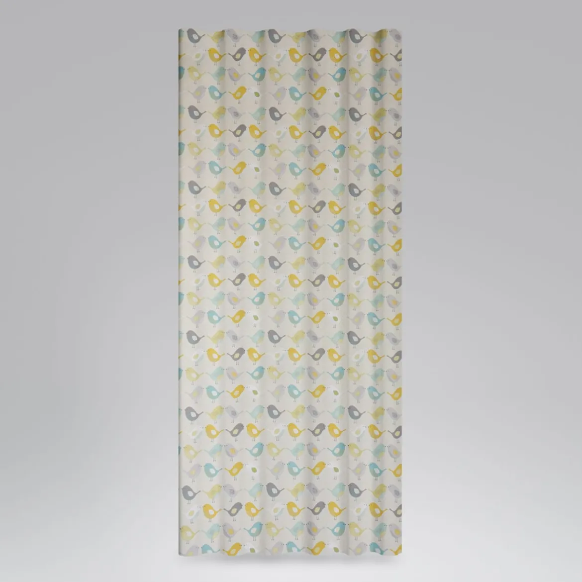 SCHÖNER LEBEN. Vorhang Fryett`s Birds Vögel beige grau mint senf 245cm oder Wunschlänge