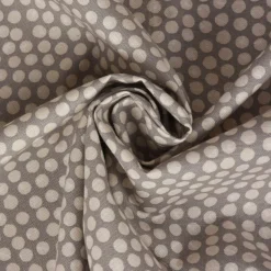 SCHÖNER LEBEN. Vorhang Fryett`s Halbpanama Spotty Punkte grau 245cm oder Wunschlänge