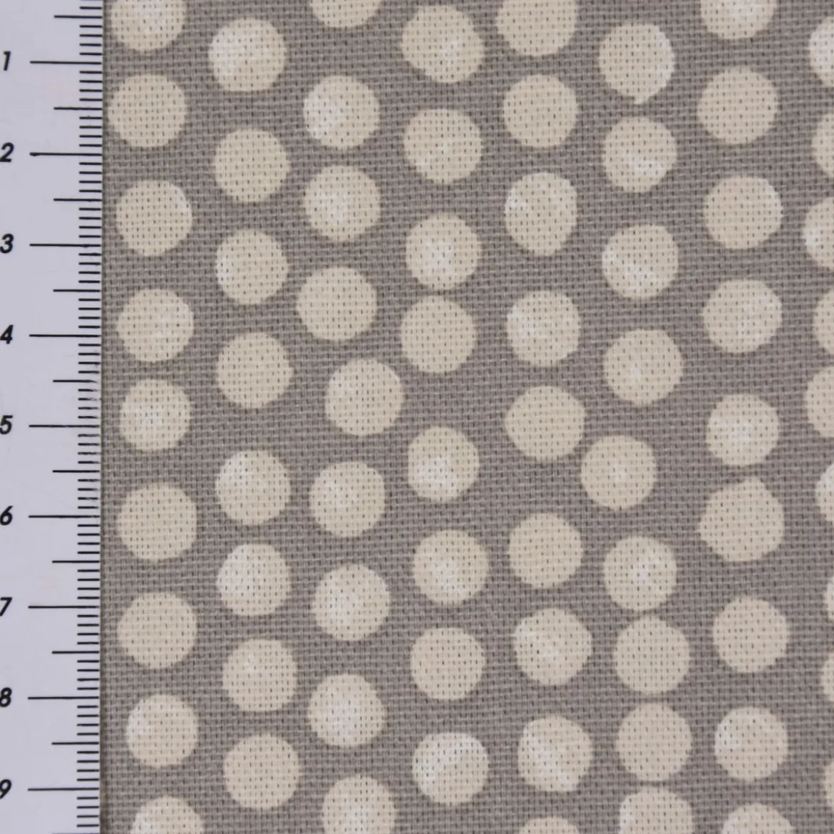 SCHÖNER LEBEN. Vorhang Fryett`s Halbpanama Spotty Punkte grau 245cm oder Wunschlänge