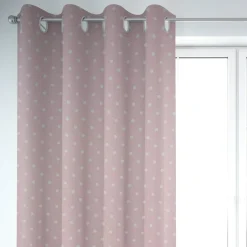 SCHÖNER LEBEN. Vorhang Full Stop Punkte candy rosa weiß 245cm oder Wunschlänge