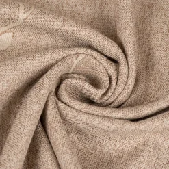 SCHÖNER LEBEN. Vorhang Jacquard Hirschkopf mit Geweih beige hellbeige 245cm oder Wunschlänge