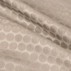 SCHÖNER LEBEN. Vorhang Jacquard Punkte beige dunkelbeige 245cm oder Wunschlänge