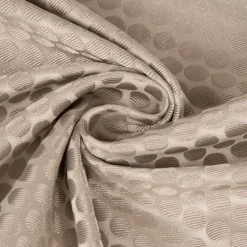 SCHÖNER LEBEN. Vorhang Jacquard Punkte beige dunkelbeige 245cm oder Wunschlänge