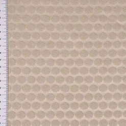 SCHÖNER LEBEN. Vorhang Jacquard Punkte beige dunkelbeige 245cm oder Wunschlänge
