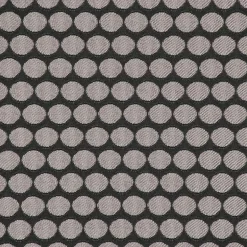 SCHÖNER LEBEN. Vorhang Jacquard Punkte schwarz silbergrau 245cm oder Wunschlänge