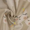 SCHÖNER LEBEN. Vorhang Katzen Caticorn beige pastell 245cm oder Wunschlänge