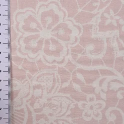 SCHÖNER LEBEN. Vorhang Lace florale Spitze rosa 245cm oder Wunschlänge
