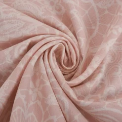 SCHÖNER LEBEN. Vorhang Lace florale Spitze rosa 245cm oder Wunschlänge