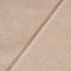 SCHÖNER LEBEN. Vorhang Leinenlook uni natur 245cm oder Wunschlänge