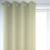 SCHÖNER LEBEN. Vorhang Leinenlook uni lindgrün 245cm oder Wunschlänge