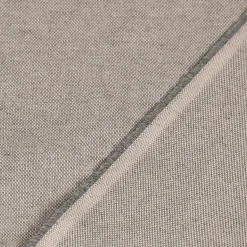 SCHÖNER LEBEN. Vorhang Leinenlook meliert uni grau 245cm oder Wunschlänge