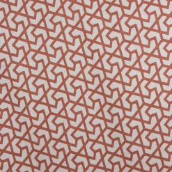 SCHÖNER LEBEN. Vorhang Linien Grafik beige terracotta 245cm oder Wunschlänge