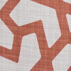 SCHÖNER LEBEN. Vorhang Linien Grafik beige terracotta 245cm oder Wunschlänge
