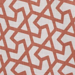 SCHÖNER LEBEN. Vorhang Linien Grafik beige terracotta 245cm oder Wunschlänge