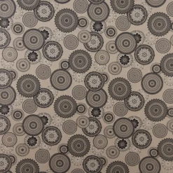SCHÖNER LEBEN. Vorhang Mandalas natur grau 245cm oder Wunschlänge