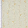 SCHÖNER LEBEN. Vorhang Metallic Blätterraken mint goldfarbig 245cm oder Wunschlänge
