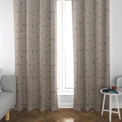 SCHÖNER LEBEN. Vorhang Möwen natur 245cm oder Wunschlänge