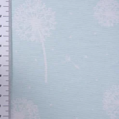 SCHÖNER LEBEN. Vorhang Pusteblumen hellblau weiß 245cm oder Wunschlänge