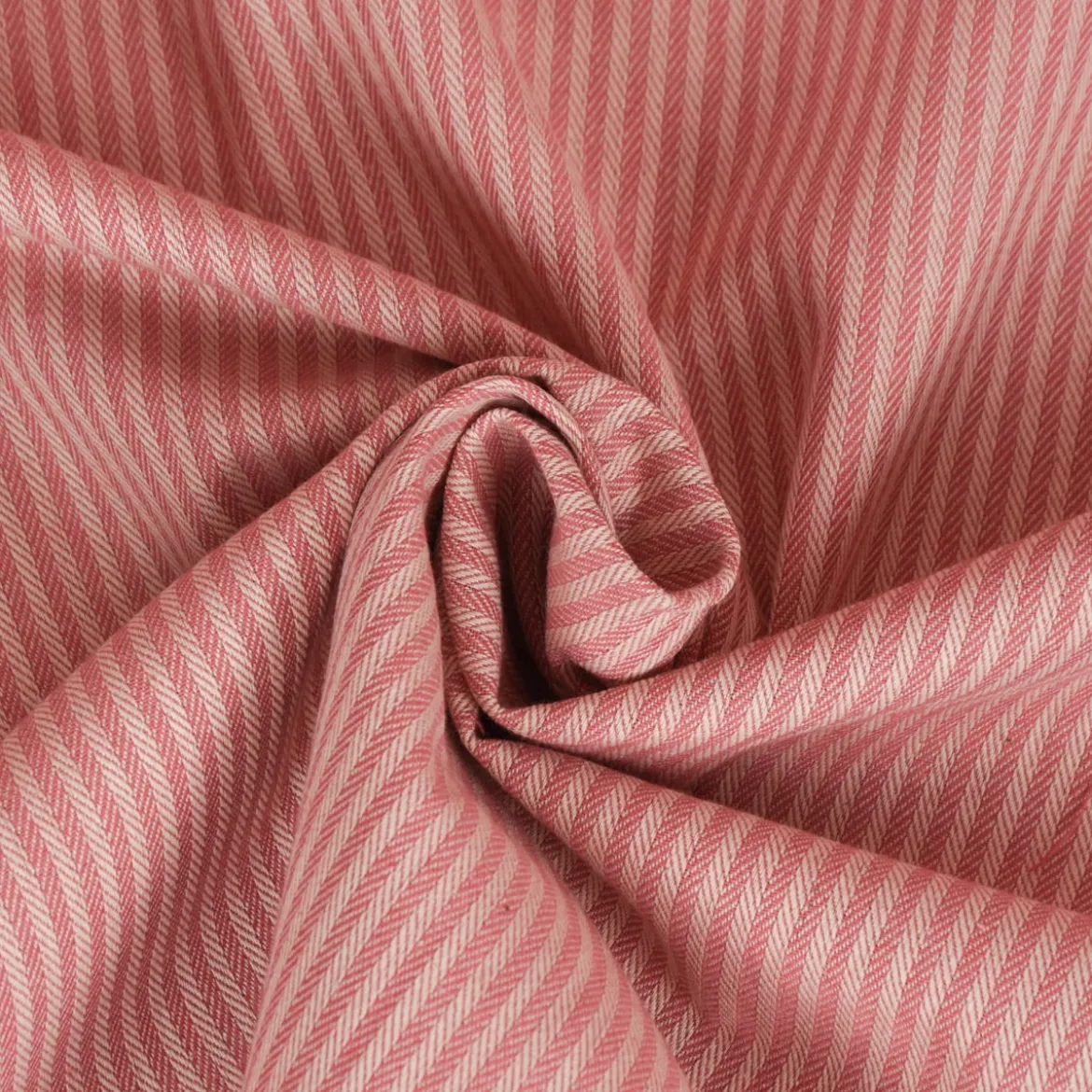 SCHÖNER LEBEN. Vorhang Streifen 3mm creme rosa 245cm oder Wunschlänge