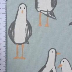 SCHÖNER LEBEN. Vorhang STUDIO G Möwen blau weiß 245cm oder Wunschlänge