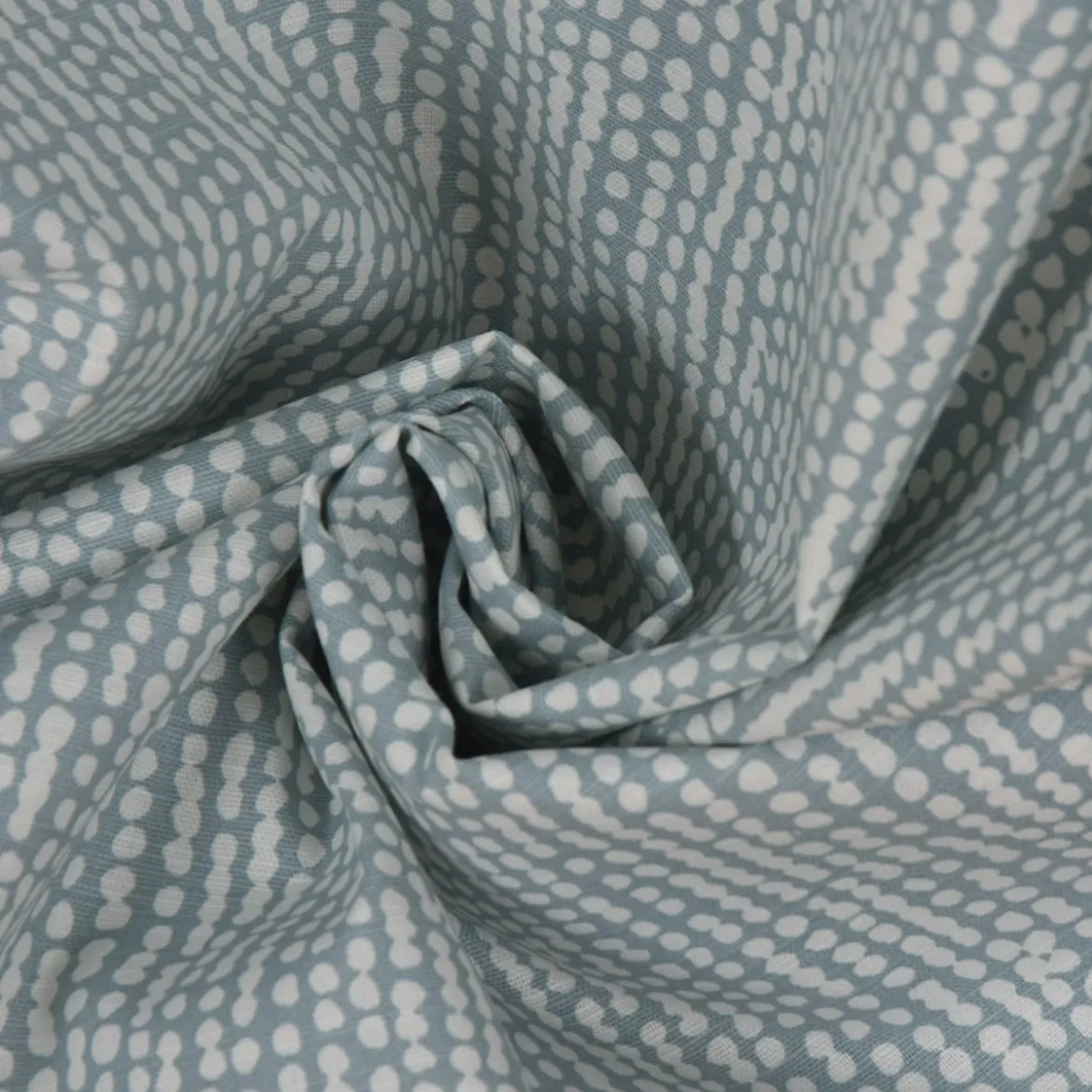 SCHÖNER LEBEN. Vorhang STUDIO G Rainfall Regentropfen mineral blau weiß 245cm oder Wunschlänge