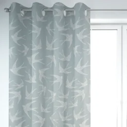 SCHÖNER LEBEN. Vorhang STUDIO G Schwalben mint weiß 245cm oder Wunschlänge