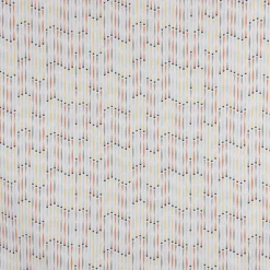 SCHÖNER LEBEN. Vorhang STUDIO G geometrisch Stäbchen beige blau gelb orange grau 245cm oder Wunschlänge