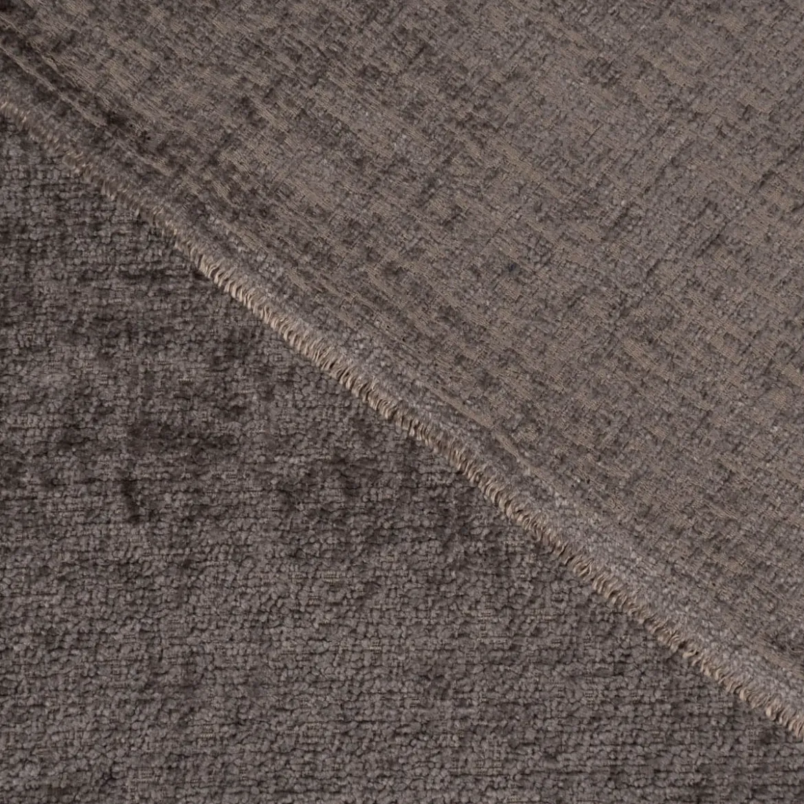 SCHÖNER LEBEN. Vorhang Thermovorhang Akustik Soft Teddy Deluxe grau 245cm oder Wunschlänge