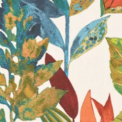 SCHÖNER LEBEN. Vorhang Tonga Spice Exotik Blätter Pflanzen bunt 245cm oder Wunschlänge