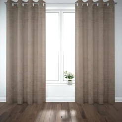 SCHÖNER LEBEN. Vorhang Velvet Marble Samt mit Struktur uni sand 245cm oder Wunschlänge