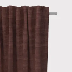 SCHÖNER LEBEN. Vorhang Velvet Marble Samt mit Struktur uni bordeaux rot 245cm oder Wunschlänge