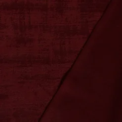 SCHÖNER LEBEN. Vorhang Velvet Marble Samt mit Struktur uni bordeaux rot 245cm oder Wunschlänge