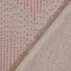 SCHÖNER LEBEN. Vorhang Vorhangschal mit Smok-Schlaufenband Chevron Zacken Punkte natur rosa 245cm oder Wunschlänge