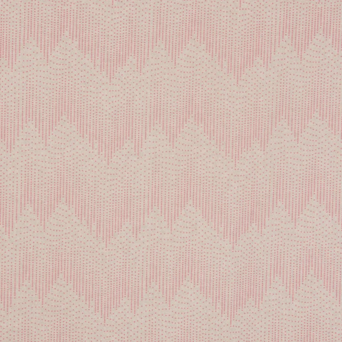 SCHÖNER LEBEN. Vorhang Vorhangschal mit Smok-Schlaufenband Chevron Zacken Punkte natur rosa 245cm oder Wunschlänge