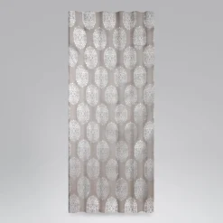 SCHÖNER LEBEN. Vorhang Vorhangschal mit Smok-Schlaufenband Adagio Ornament Metallicprint 245cm oder Wunschlänge