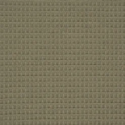 SCHÖNER LEBEN. Vorhang Waffelrelief Kästchenstruktur uni khaki-grün 245cm oder Wunschlänge