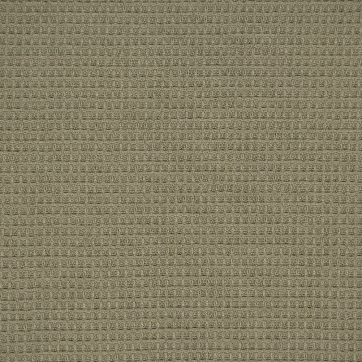 SCHÖNER LEBEN. Vorhang Waffelrelief Kästchenstruktur uni khaki-grün 245cm oder Wunschlänge